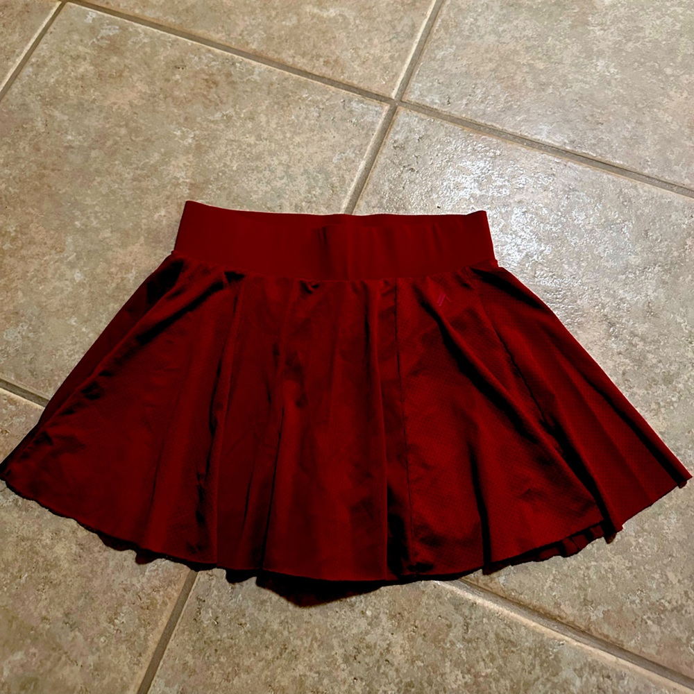NEW alphalete burgundy skort skirt/shorts
